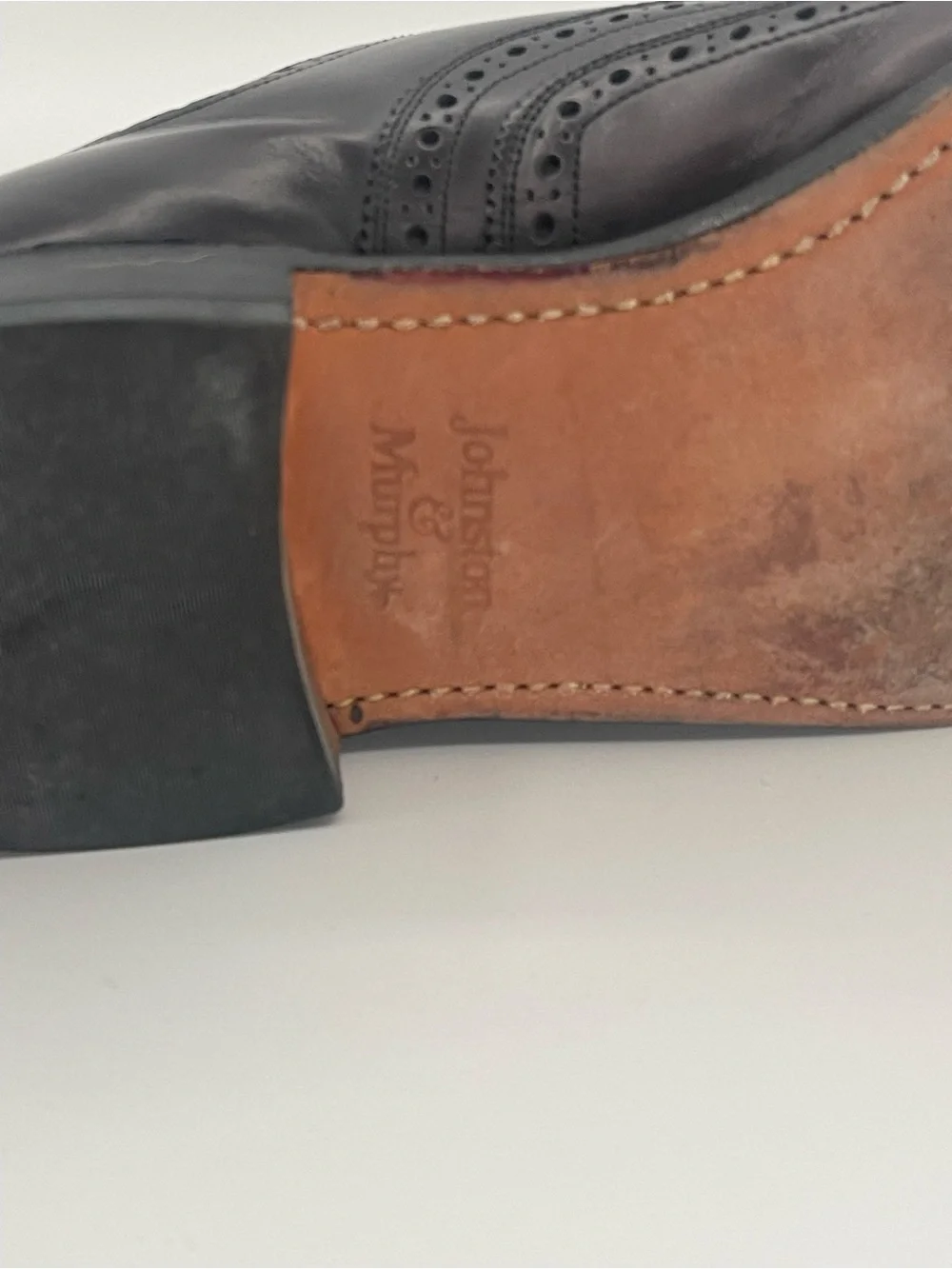 Johnston & Murphy Vintage Made in USA Wingtip Oxfords 9D